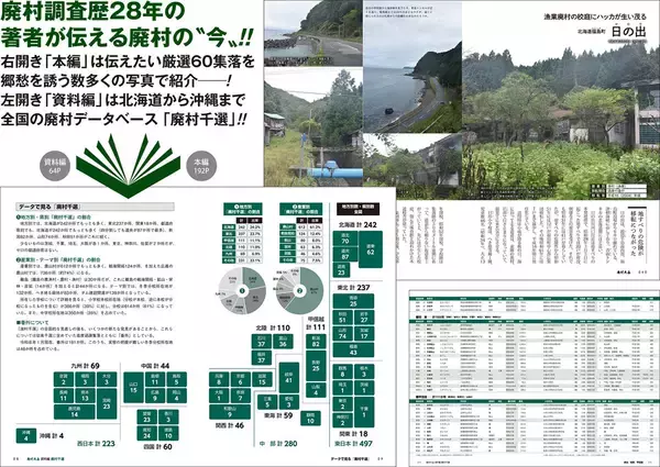 「“廃村”を28年追い続けた著者が記録　全国1000か所収録「廃村大全」」の画像