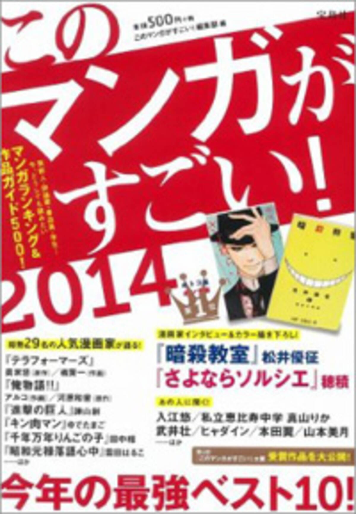 このマンガがすごい は本当に無難 ランキングよりも面白い選者たちの業 13年12月10日 エキサイトニュース 3 4