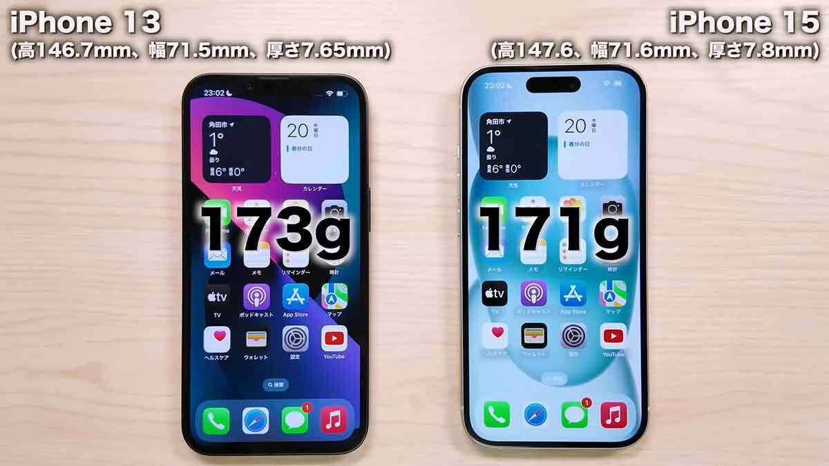 iPhone 13とiPhone 15、どっちの機種を買うべきか実機で解説！＜みずおじさん＞