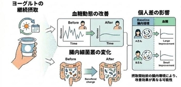 ヨーグルトの継続摂取で血糖コントロールが改善　明治などの研究グループが発表、個人差で違いも判明