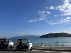 唐津を電動トゥクトゥクで　風の香りを全身で感じ絶景の海岸線を走ろう