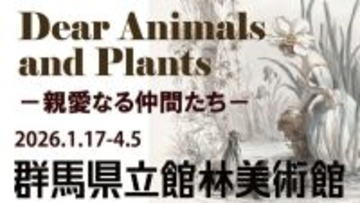 動物と植物をめぐる展覧会で自然とアートを楽しもう　「Dear Animals and Plants－親愛なる仲間たち－」を群馬県立館林美術館で開催