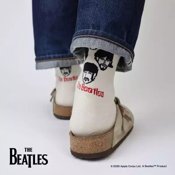 「ビートルズ好きなお父さんへのプレゼントに最適　　アニメ映画「Yellow Submarine」がテーマのコラボソックス発売」の画像