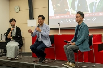 大阪に再び“経済の灯”ともす──直木賞作家・門井慶喜さん、大阪取引所で没後140年・五代友厚トークショー