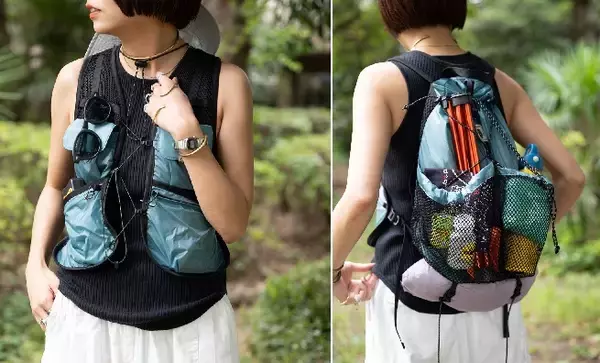 「まるで“着るバックパック”だ！　COBMASTERから新作「HUMMING PACK VEST」登場」の画像