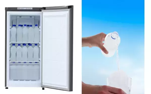 「飲める氷」を手軽に作れる業務用ノンフロン冷凍庫　山善が5月中旬発売、冷凍、冷蔵、飲める氷の3機能