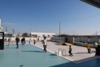 小学校プール跡地にスケートパーク開設　愛知県大府市、スケボー、BMX施設に変身