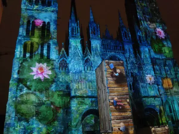 「連作の大聖堂と中世の街並みと　クロード・モネ没後100年（2）」の画像