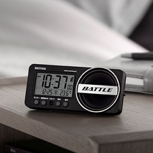 絶対に寝坊したくない人のための大音量めざまし時計　持ち運びに便利なコンパクトサイズで出張でも活躍　