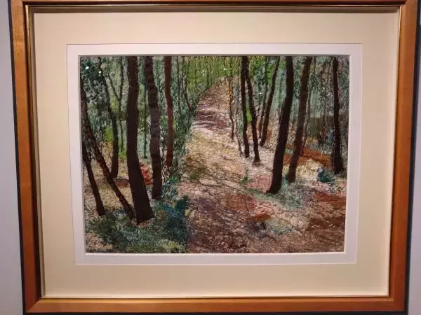 「針がすくいだす世界　絵画のような刺しゅうから千人針まで」の画像