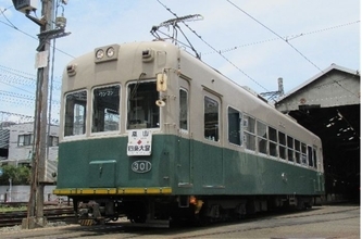 55年間、京の街を走り続けてきた車両　嵐山線・モボ301形、運行開始55周年イベントを開催