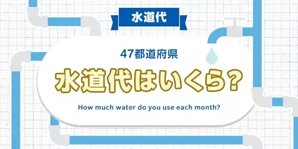 毎月の水道代が最も高いのは山形県？　「47Life」がアンケート調査、全国平均は5822円
