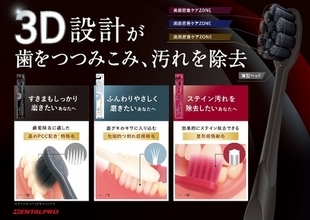 デンタルプロが「3D設計」を導入した歯ブラシ発売　新技術で磨き残しを解決、キャンペーンも実施
