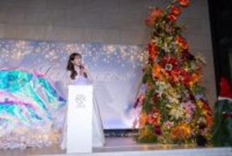 森香澄「アイビスサマーダッシュの一年」、KITTE大阪でJRA阪神競馬場イルミ点灯式