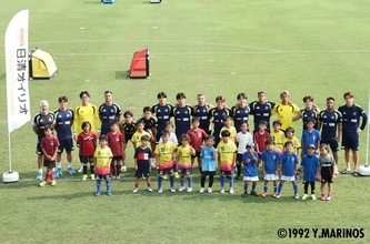 横浜F・マリノス×日清オイリオグループ、「サッカー教室＆食育講座 in 宮崎」を開催　小学1年生～3年生の身体づくりをサポート