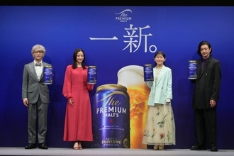 サントリーが「ザ・プレミアム・モルツ」を一新　発売24年目でブルー缶に、テレビCMも「一新」編に