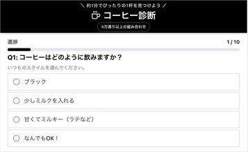 迷わず選べる「コーヒー診断」　コーヒー専門メディア「コーヒー豆研究所」が本格展開