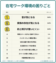在宅ワークの悩み、1位になったのは？　499人調査で見えた「家では仕事に集中できない」意外な理由