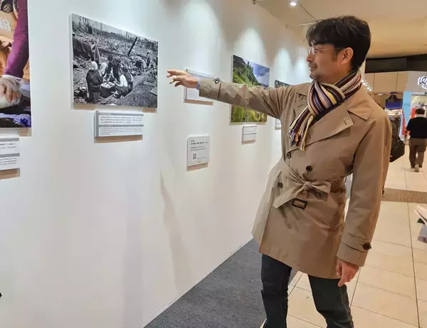 「「食」こそ原点　藤原辰史教授と河原仁志調査会常務が対談　報道写真展「食の戦後史」で」の画像