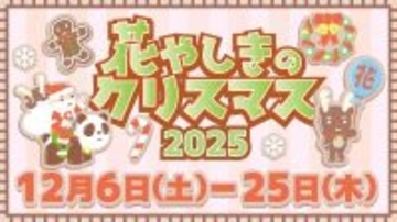 日本最古の遊園地のクリスマスイベント　浅草・花やしき流の冬支度
