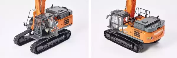 「解体現場の主役が超精密なミニチュアに！　1台で2種類の仕様を再現し、日立建機日本から限定発売」の画像