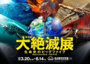 生命史の中で起きた大量絶滅に迫る　名古屋で「ビッグファイブ」の特別展開催