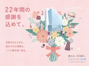 コレド日本橋が10月15日に閉館　22年間の愛顧に「Thanks SALE」などを開催