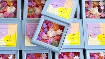 金木犀やコスモスが“宝石菓子”に　ハラペコラボが秋限定の琥珀糖を発売