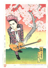 X JAPANのhideが浮世絵木版画に！