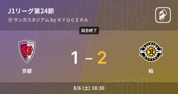 J1第24節 柏が京都との一進一退を制す 22年8月6日 エキサイトニュース