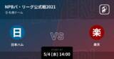 「【NPBパ・リーグ公式戦ペナントレース】まもなく開始！日本ハムvs楽天」の画像1