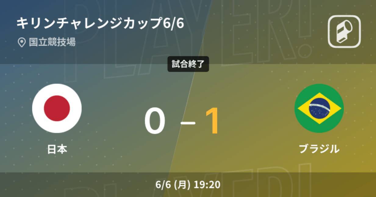 キリンチャレンジカップ6 6 ブラジルが日本との一進一退を制す 22年6月6日 エキサイトニュース
