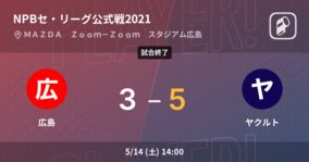 【NPBセ・リーグ公式戦ペナントレース】ヤクルトが広島から勝利をもぎ取る