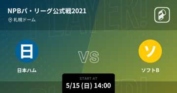 【NPBパ・リーグ公式戦ペナントレース】まもなく開始！日本ハムvsソフトB