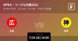 「【NPBセ・リーグ公式戦ペナントレース】まもなく開始！広島vs阪神」の画像1