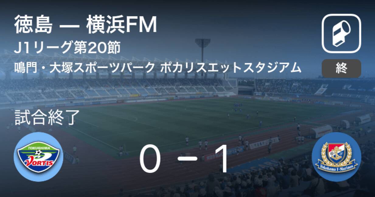 J1第節 横浜fmが徳島から逃げ切り勝利 21年6月27日 エキサイトニュース