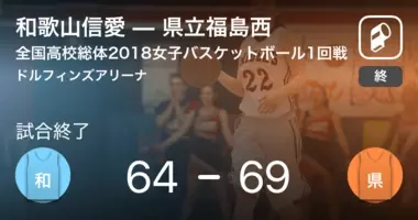 インターハイ女子バスケットボール2回戦 まもなく開始 和歌山信愛vs聖カタリナ 21年8月11日 エキサイトニュース