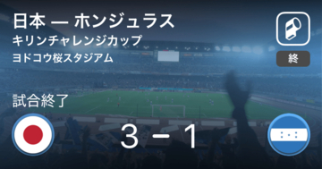 【キリンチャレンジカップ7/12】日本が攻防の末、ホンジュラスから逃げ切る