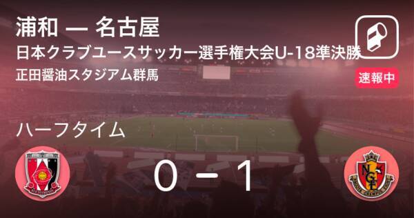 速報中 浦和vs名古屋は 名古屋が1点リードで前半を折り返す 21年8月2日 エキサイトニュース