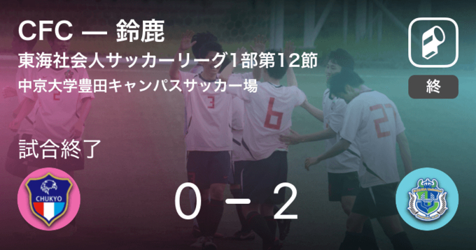 東海社会人サッカーリーグ1部第7節 Cfcがiseとの一進一退を制す 18年6月30日 エキサイトニュース