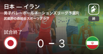 【FIVB男子バレーボールネーションズリーグ予選ラウンド第2週】イランが日本にストレート勝ち