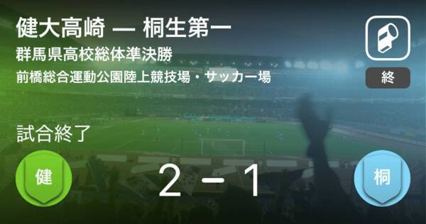 群馬県高校総体準決勝 健大高崎が桐生第一から逆転勝利 19年6月15日 エキサイトニュース