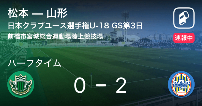 速報中 松本vs山形は 松本が1点リードで前半を折り返す 21年3月14日 エキサイトニュース