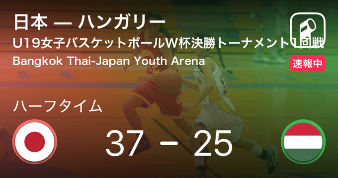 速報中 日本vsハンガリーは ハンガリーが8点リードで前半を折り返す 19年7月5日 エキサイトニュース