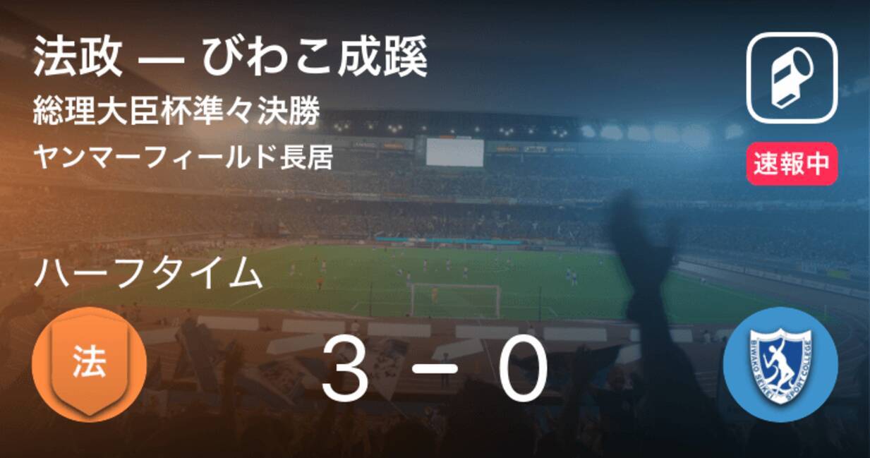 速報中 法政vsびわこ成蹊は 法政が3点リードで前半を折り返す 19年9月3日 エキサイトニュース