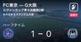 「【速報中】FC東京vsG大阪は、FC東京が1点リードで前半を折り返す」の画像1