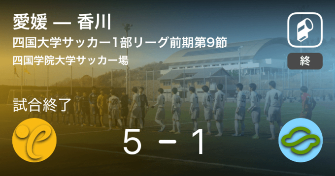 四国大学サッカーリーグ2部第2節 まもなく開始 香川vs鳴門教育 21年5月9日 エキサイトニュース