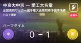 「【速報中】中京大中京vs愛工大名電は、愛工大名電が1点リードで前半を折り返す」の画像1