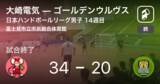 「【日本ハンドボールリーグ男子14週目】大崎電気がゴールデンウルヴスに大きく点差をつけて勝利」の画像1