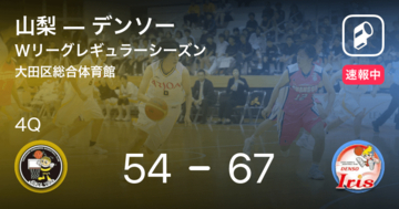 【速報中】3Q終了しデンソーが山梨に13点リード